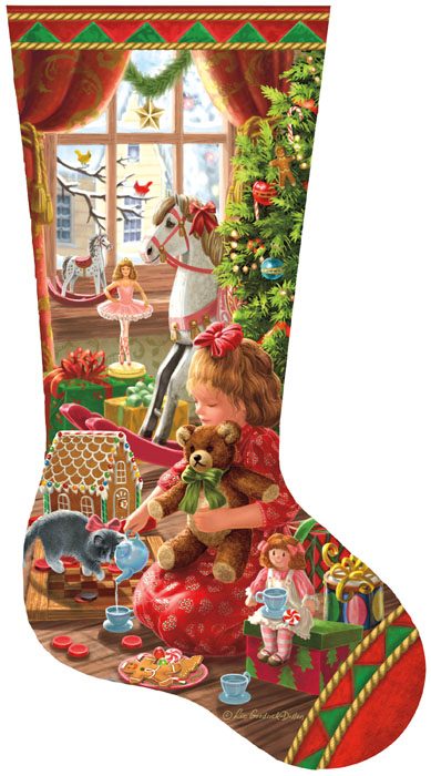 Puzzle A Girl`s Stocking